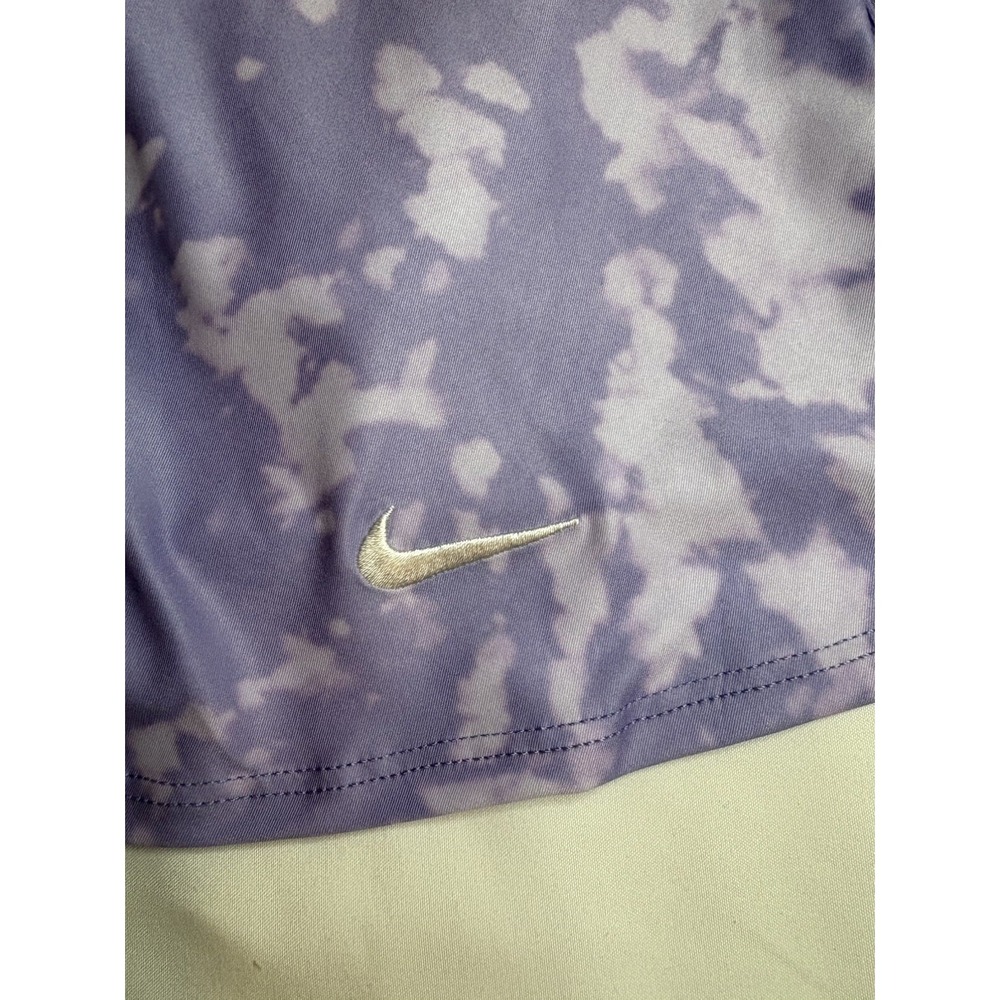 Nike Women's Victory Dri-FIT Flouncy Printed 15" Golf Skort Lilac Ice M - Picture 7 of 7